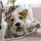 Airedale Terrier Face Blanket