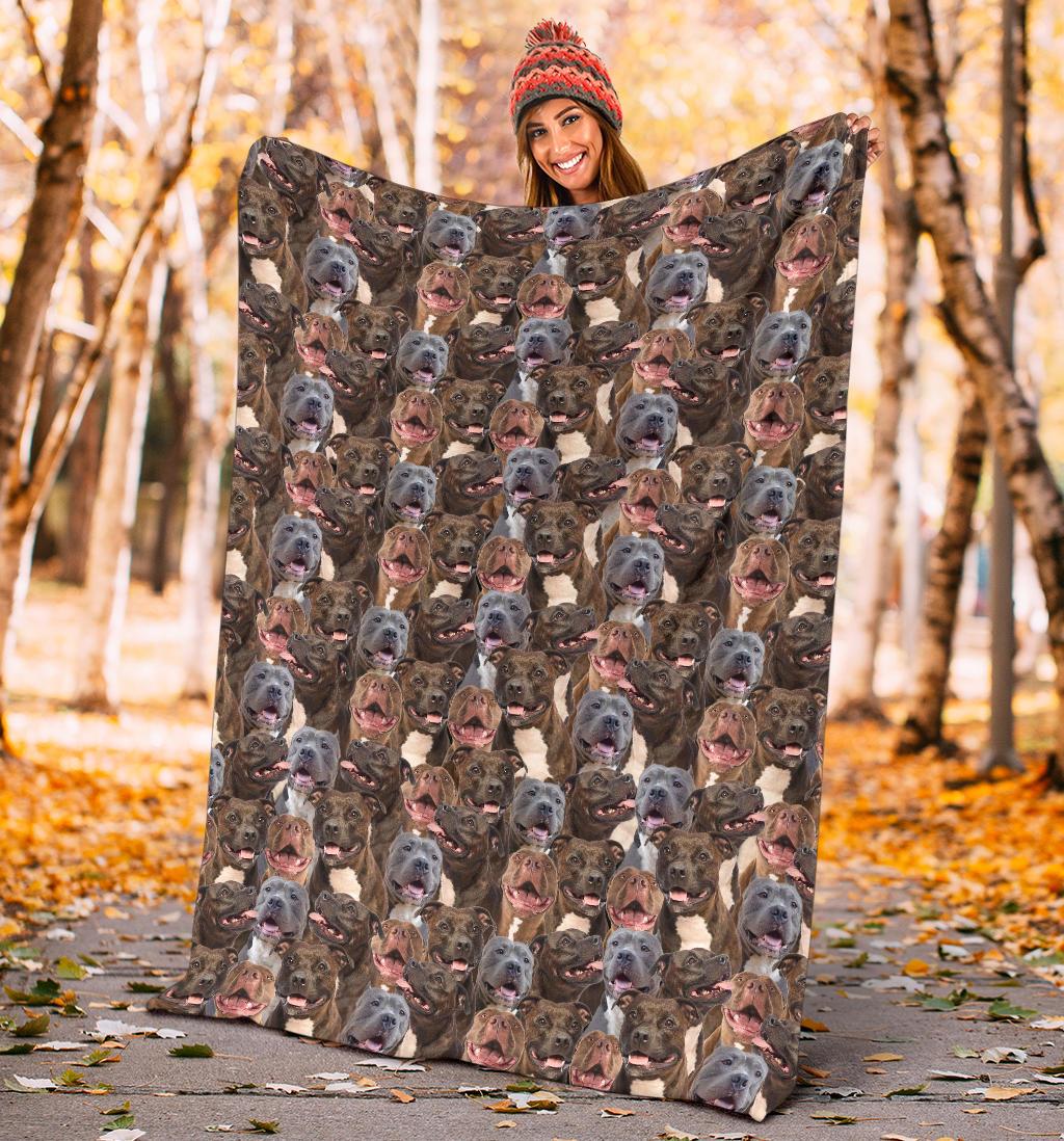 Pitbull Full Face Blanket