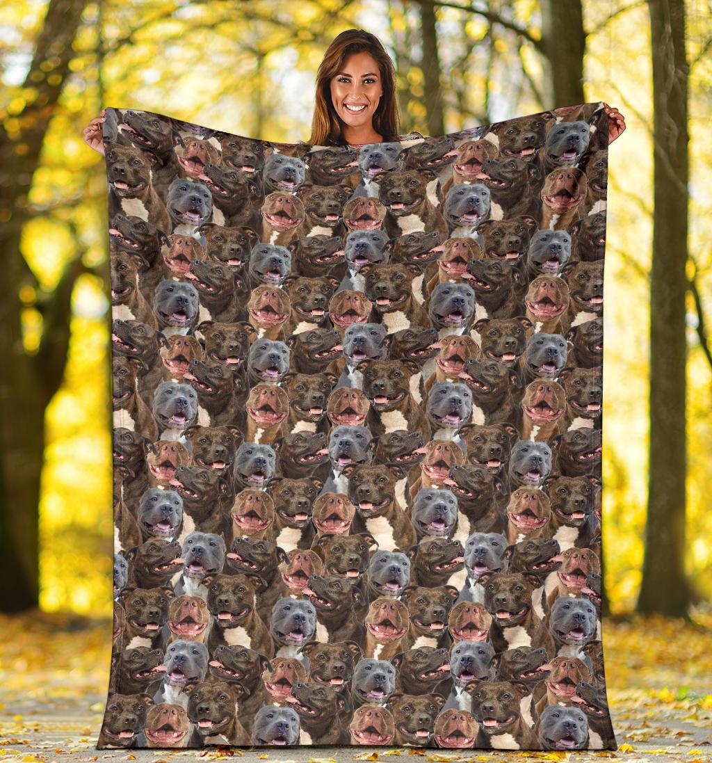 Pitbull Full Face Blanket