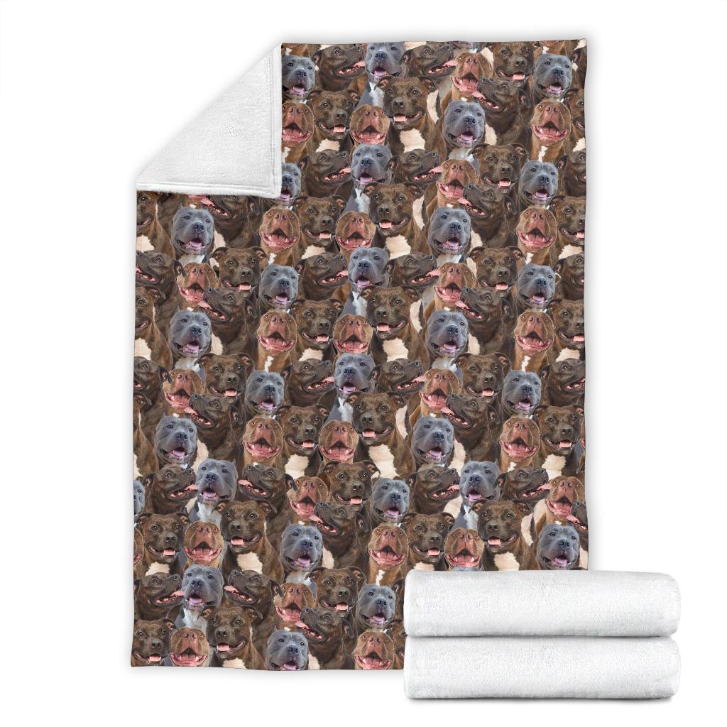 Pitbull Full Face Blanket