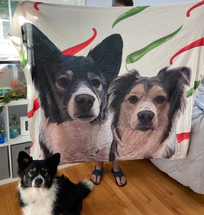 Dog Face Blanket Custome