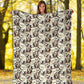 Pyrenean Mastiff Full Face Blanket