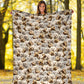 Bolognese Dog Full Face Blanket
