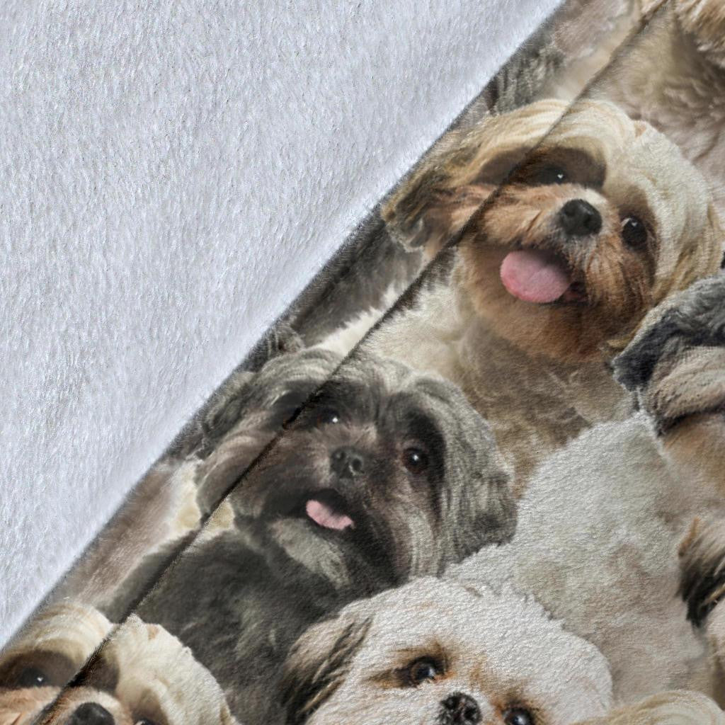 Shih Tzu Full Face Blanket