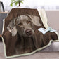 Weimaraner Face Blanket