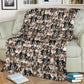 Australian Shepherd Full Face Blanket