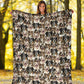 Australian Shepherd Full Face Blanket