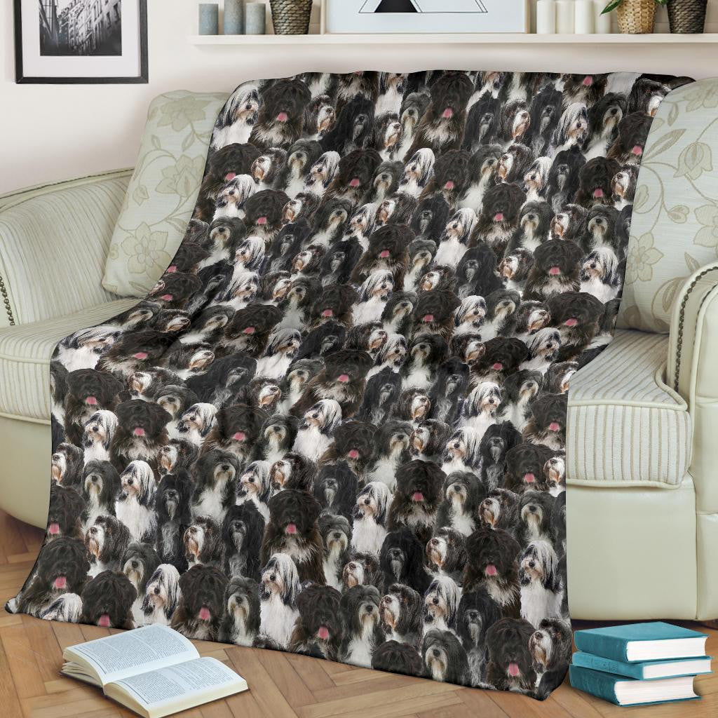 Tibetan Terrier Full Face Blanket