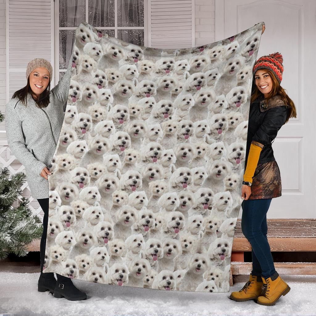 Maltese Full Face Blanket