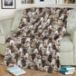 Bedlington Terrier Full Face Blanket