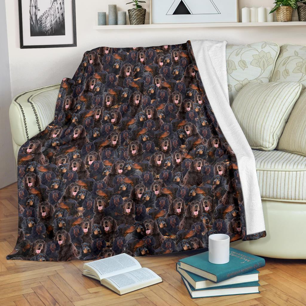 Gordon Setter Full Face Blanket