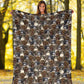 Spanish Water Dog Full Face Blanket