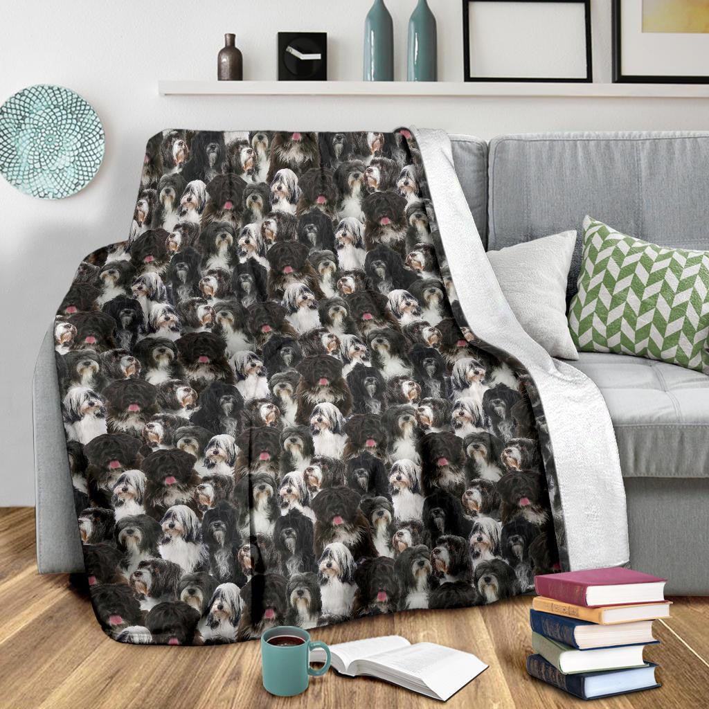 Tibetan Terrier Full Face Blanket