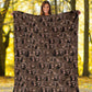 Irish Water Spaniel Full Face Blanket