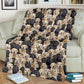 Labrador Retriever Full Face Blanket