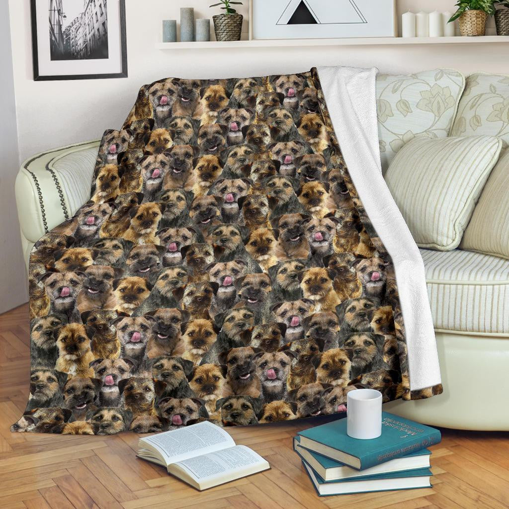 Border Terrier Full Face Blanket