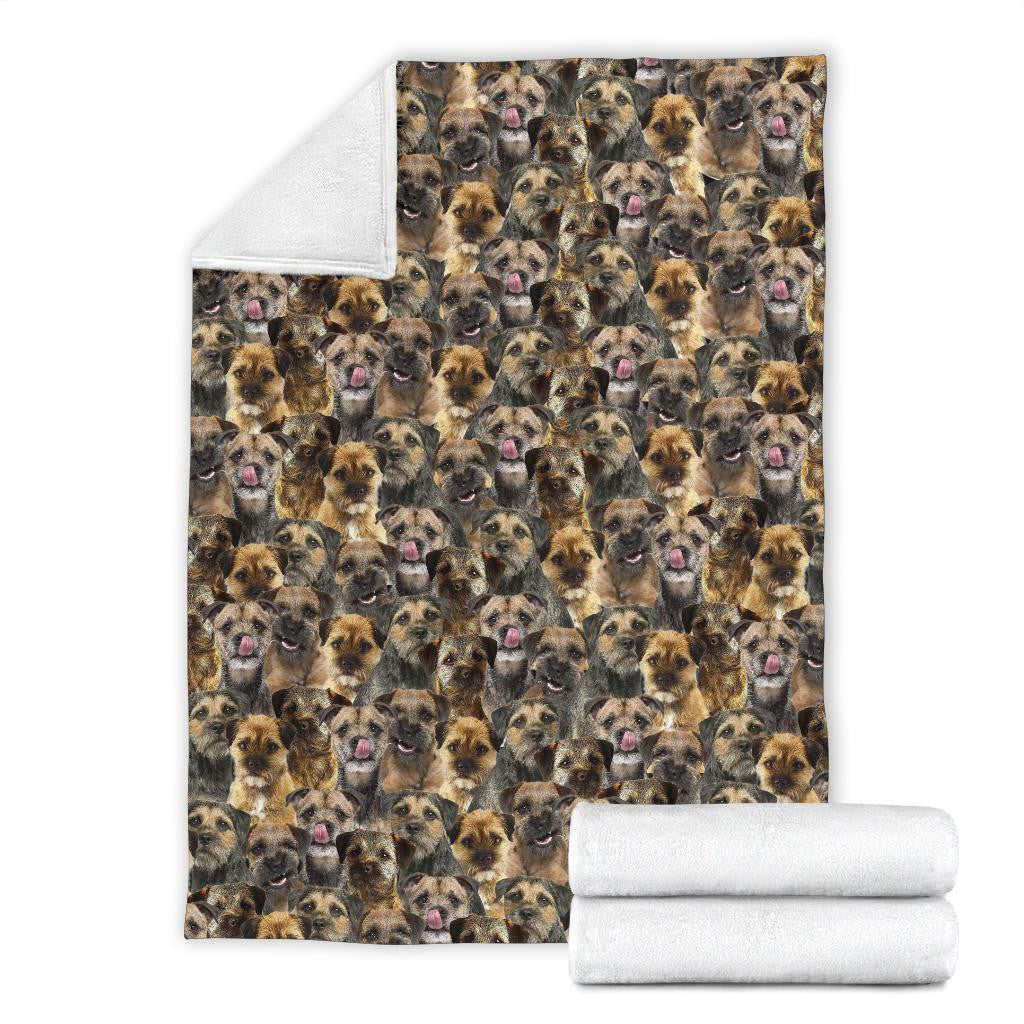 Border Terrier Full Face Blanket