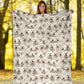 Bichon Frise Full Face Blanket