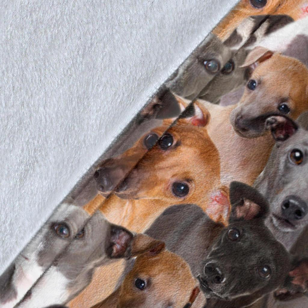 Italian Greyhound Full Face Blanket