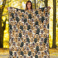 American Cocker Spaniel Full Face Blanket