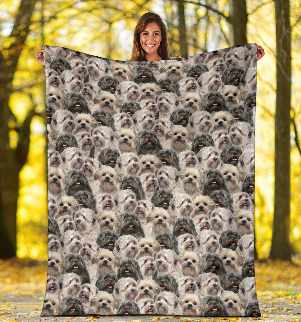 Lowchen Full Face Blanket