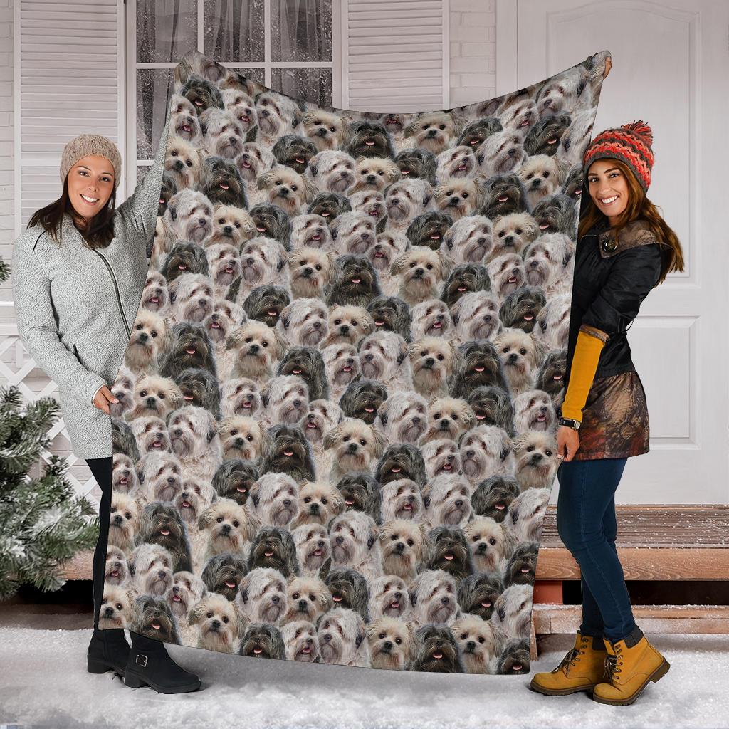 Lowchen Full Face Blanket