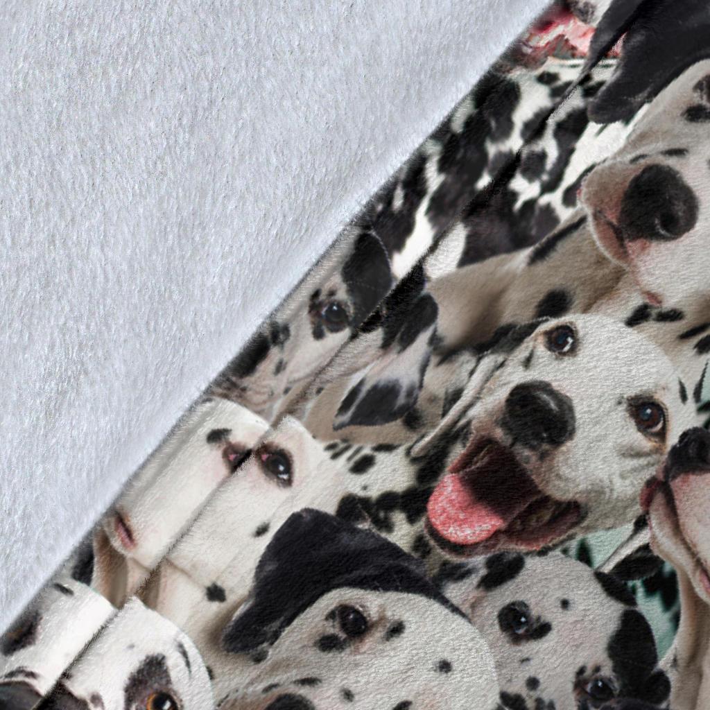 Dalmatian Full Face Blanket