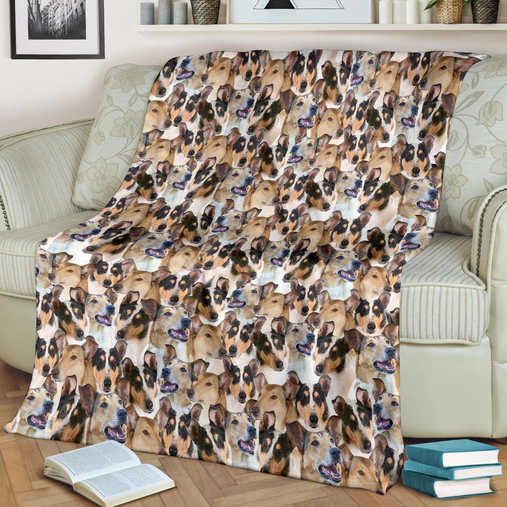 Smooth Collie Full Face Blanket