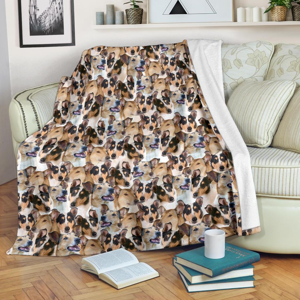 Smooth Collie Full Face Blanket