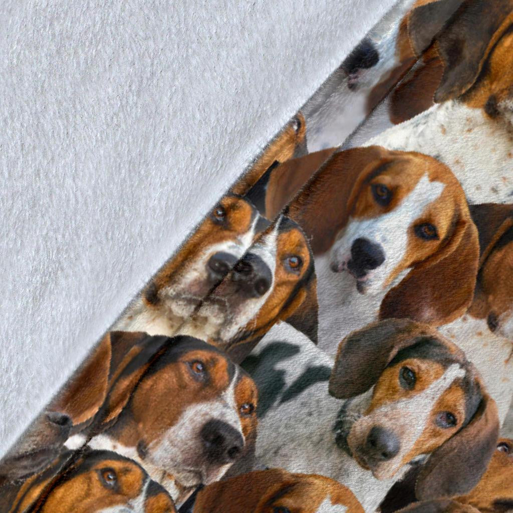 Treeing Walker Coonhound Full Face Blanket