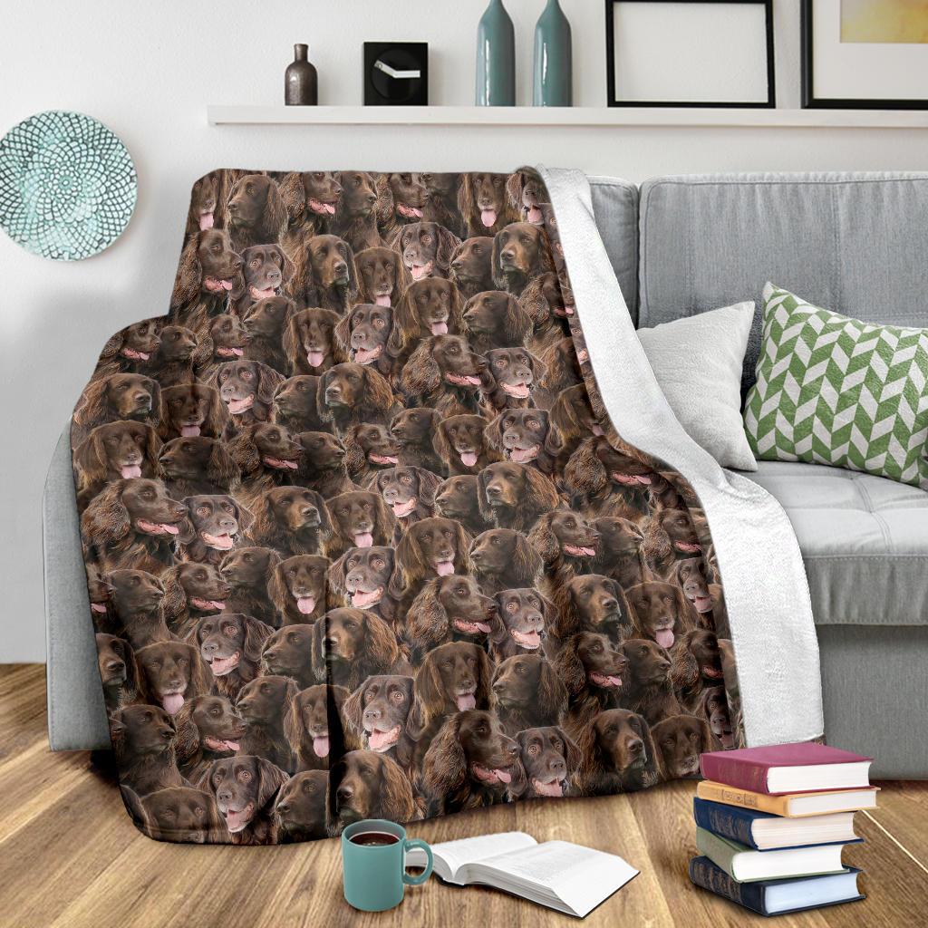 German Longhaired Pointer Full Face Blanket