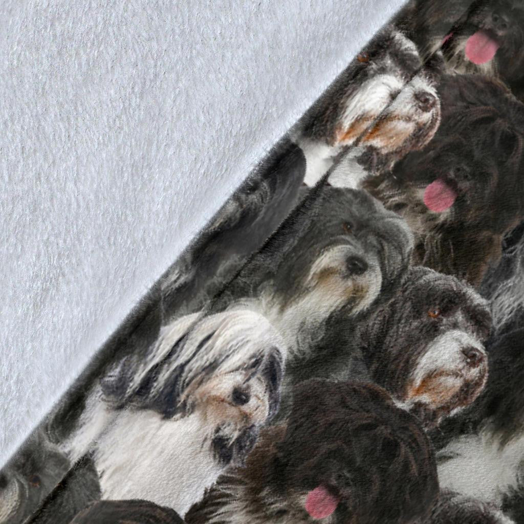 Tibetan Terrier Full Face Blanket