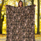 German Longhaired Pointer Full Face Blanket