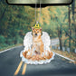 Shiba Inu In The Hands Of God Car Hanging Ornament