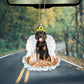 Rottweiler In The Hands Of God Car Hanging Ornament