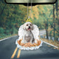 Morkie In The Hands Of God Car Hanging Ornament