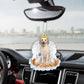 Labrador Retriever In The Hands Of God Car Hanging Ornament