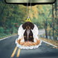 Dachshund In The Hands Of God Car Hanging Ornament
