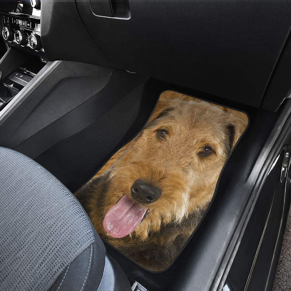 Airedale Terrier Dog Funny Face Car Floor Mats 119