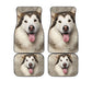 Alaskan Malamutes Dog Funny Face Car Floor Mats 119