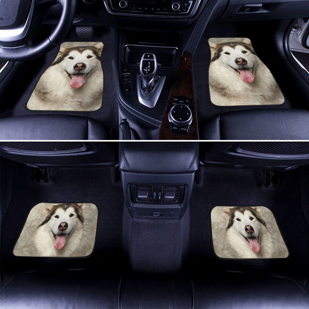 Alaskan Malamutes Dog Funny Face Car Floor Mats 119