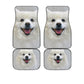 American Eskimo Dog Funny Face Car Floor Mats 119