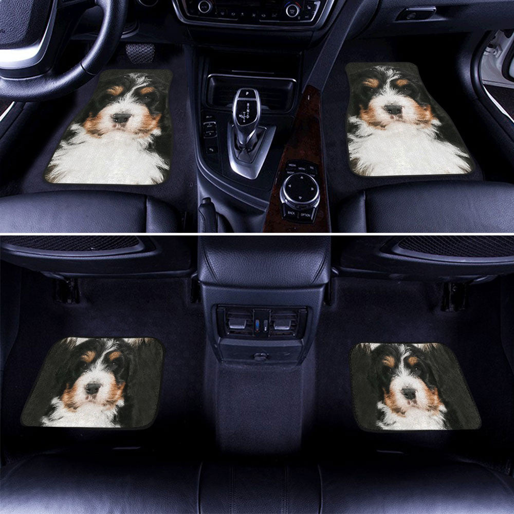 Bernedoodle Dog Funny Face Car Floor Mats 119