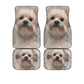 Little lion dog Funny Face Car Floor Mats 119