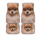 Pomeranian Dog Funny Face Car Floor Mats 119