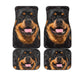 Rottweiler Funny Face Car Floor Mats 119
