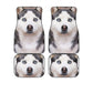 Siberian Husky Funny Face Car Floor Mats 119