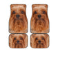 Silky Terrier Funny Face Car Floor Mats 119