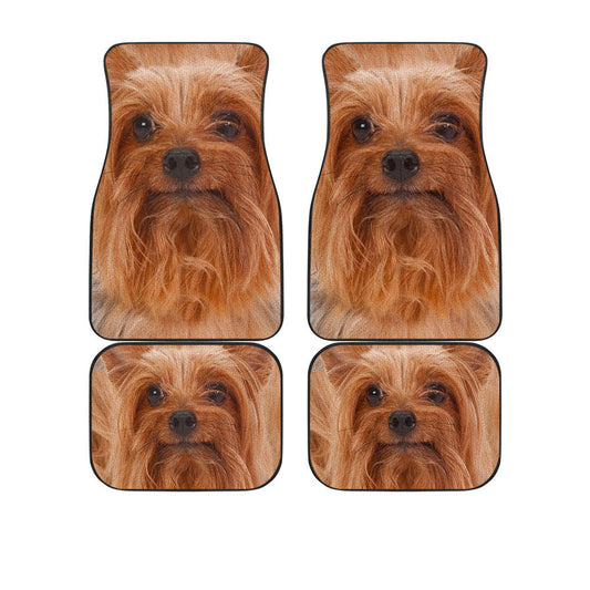 Silky Terrier Funny Face Car Floor Mats 119