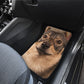 Swedish Vallhund Funny Face Car Floor Mats 119